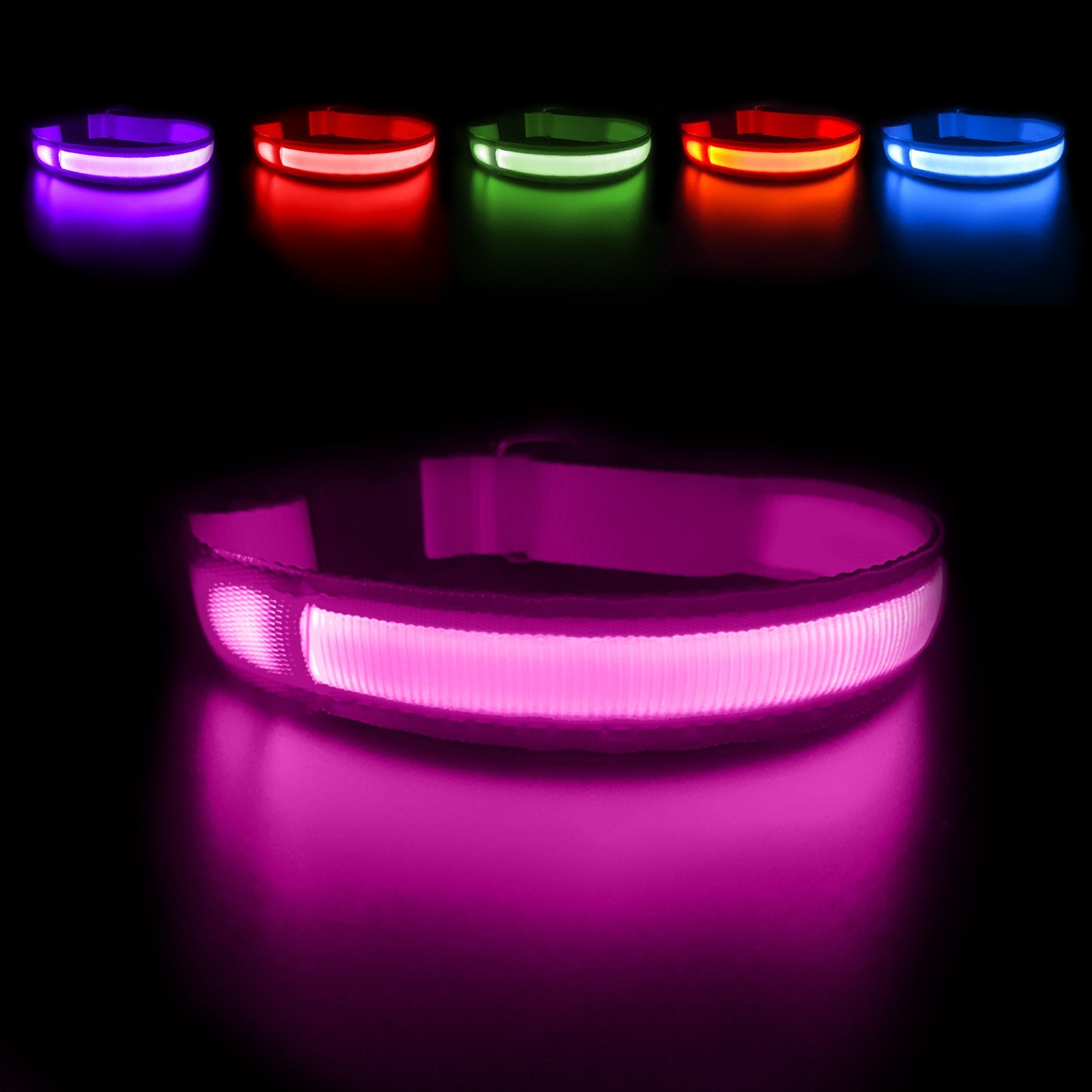 Dog Collar Luminous Pet Supplies Dog Collar Waterpoof